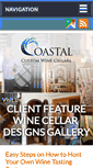 Mobile Screenshot of coastalcustomwinecellars.com